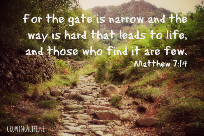 Narrow is the way