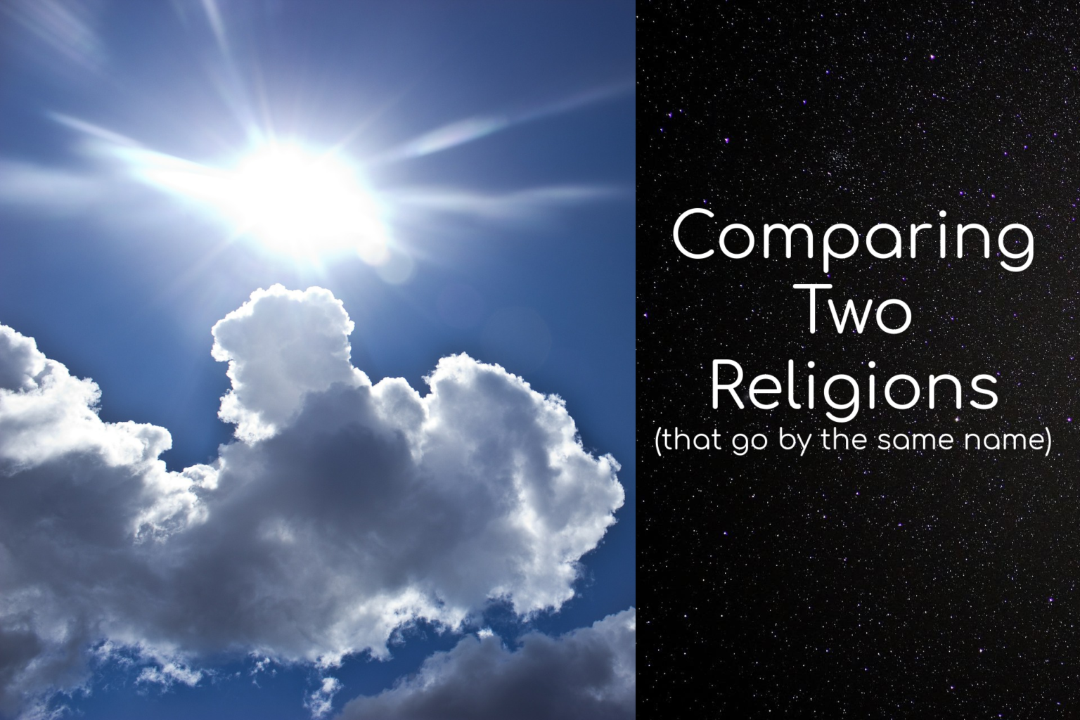 Comparing Two Religions (that go by the same name) Growing 4 Life